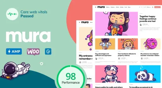 Mura WordPress Theme for Content Creators