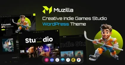 Muzilla - Creative Indie Game Studios WordPress Theme