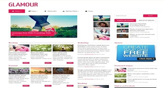 MyThemeShop-Glamour-WordPress-Theme