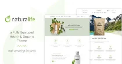 NaturaLife – Health & Organic WordPress Theme