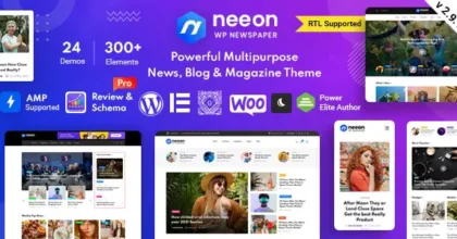 Neeon WordPress News Magazine Theme