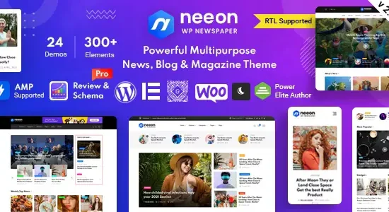 Neeon WordPress News Magazine Theme