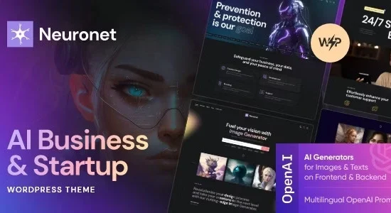 Neuronet AI Startup WordPress Theme