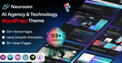 Neurozen – AI Agency & Technology WordPress Theme