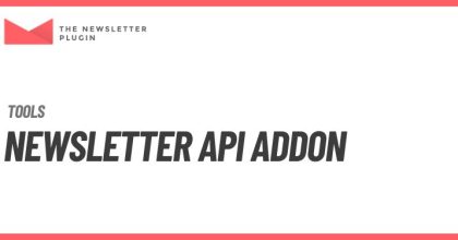 Newsletter API ADDON