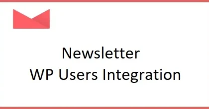 Newsletter WP Users Integration