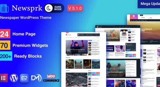 Newsprk Newspaper WordPress Theme