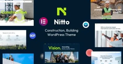 Nitto – Building, Construction WordPress Theme