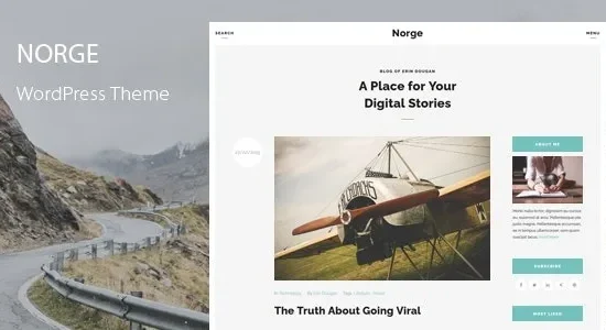 Norge - Blog WordPress Theme