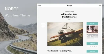 Norge - Blog WordPress Theme