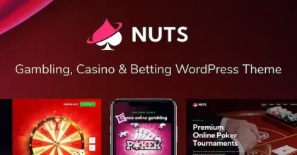 Nuts – Gambling, Casino & Betting WordPress Theme