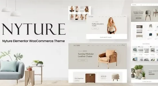 Nyture - Elementor WooCommerce Theme