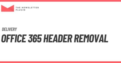 Office 365 Header Removal