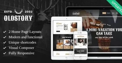 OldStory – Whisky Bar, Pub – Restaurant WordPress Theme