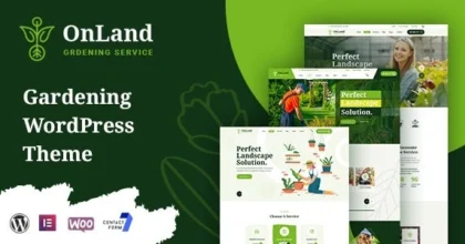 OnLand Gardening WordPress Theme