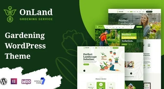 OnLand Gardening WordPress Theme