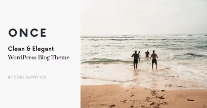Once - Clean & Elegant WordPress Blog Theme