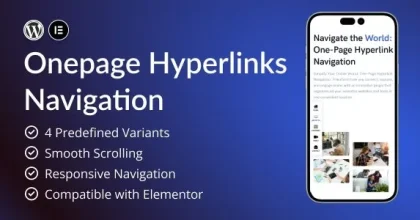 OnePage Hyperlinks Navigation