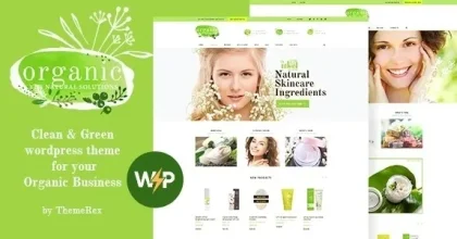 Organic Beauty Store – Natural Cosmetics WordPress Theme