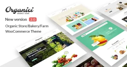 Organici - Organic Store & Bakery WooCommerce Theme