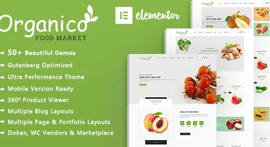 Organico – Organic Food WooCommerce WordPress Theme