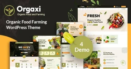 Orgaxi – Organic food and fram WordPress Theme