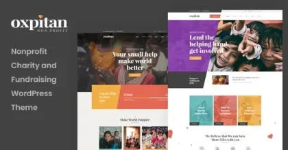 Oxpitan – Nonprofit Charity WordPress Theme