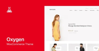 Oxygen WooCommerce WordPress Theme