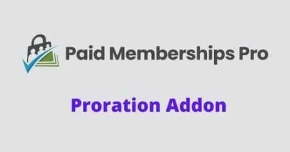 Paid Memberships Pro Proration Add On