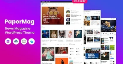 PaperMag - News Magazine WordPress Theme