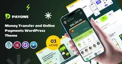 PayOne – Money Transfer & Online Payments With Banking WordPress Theme