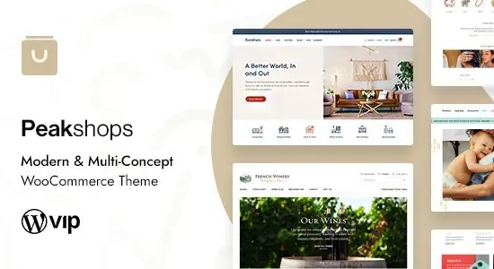 PeakShops – Modern & Multi-Concept WooCommerce Theme