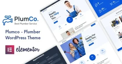 Plumco - Plumber WordPress Theme