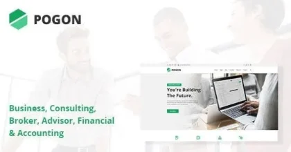 Pogon - Business and Finance Corporate WordPress Theme