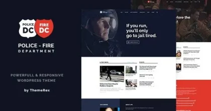 Police & Fire – Department and Security Business WordPress Theme