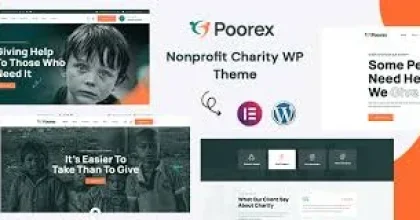 Poorex – Nonprofit Charity WordPress Theme