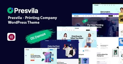 Presvila - Printing Company WordPress Theme