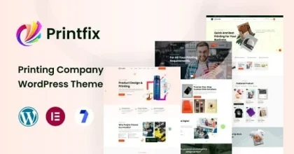 Printfix - Printing Services Company WordPress Theme
