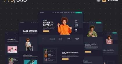 Profolio – CV Resume Portfolio Elementor Template Kit