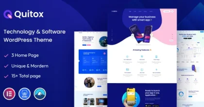 Quitox - Software & IT Solutions WordPress Theme