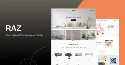 Raz - Clean, Minimal WooCommerce Theme