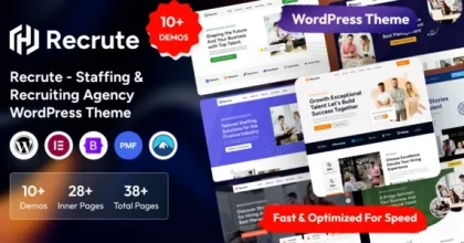 Recrute – Staffing & Recruiting Agency WordPress Theme