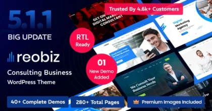 Reobiz Consulting Business WordPress Theme