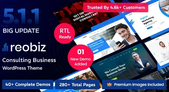 Reobiz Consulting Business WordPress Theme