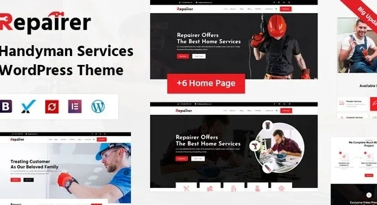 Repairer Handyman Services WordPress Theme