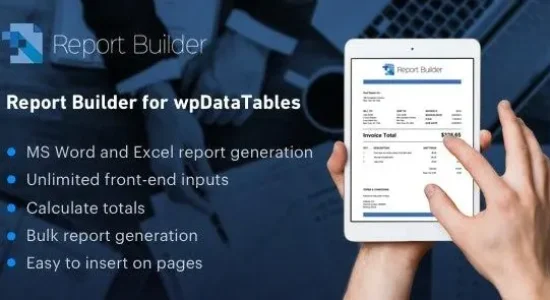 Report Builder add-on for wpDataTables