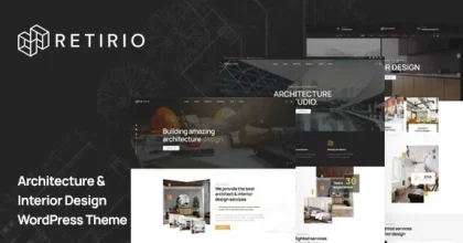 Retirio – Architecture and Interior WordPress Theme