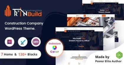 RinBuild Construction Building Company WordPress Theme