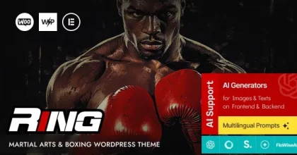 Ring – Martial Arts & Boxing WordPress Theme