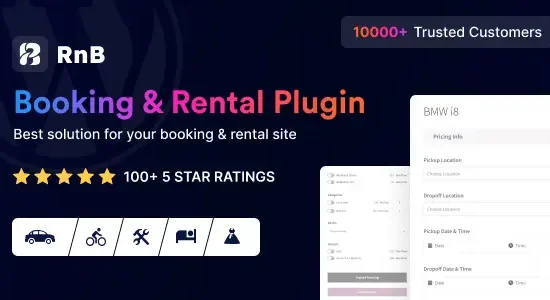 RnB WooCommerce Rental & Bookings System